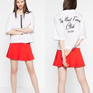 Zara Trafaluc embroidered back shirt